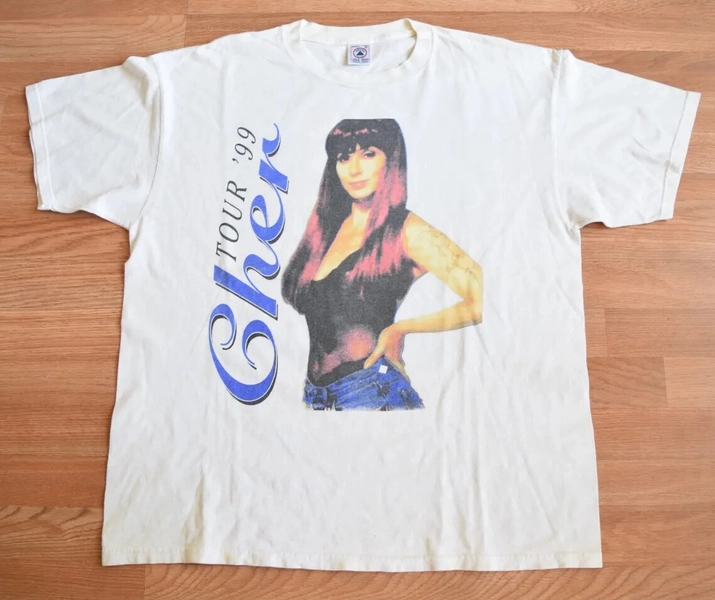 Vintage Rare 1999 Thrashed Cher Tour Shirt Tee XL 90s Rap Dolly Parton