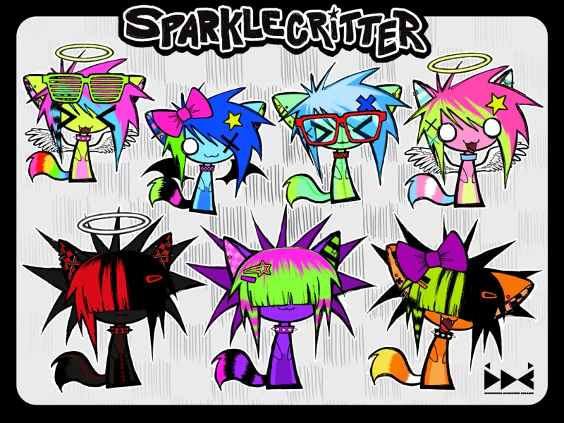 ($18) Sparklecritter Customizable Vtuber Model by Moxie Excess (@DemonDanceClub)