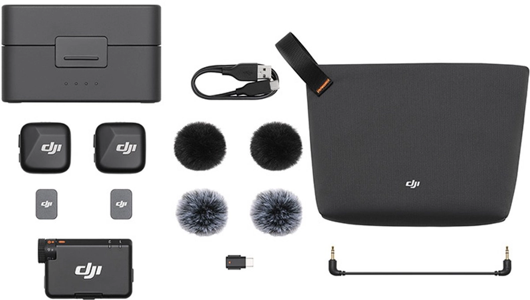 DJI Mic Mini - 2 TX + 1 RX - Microfoons + Charging Case