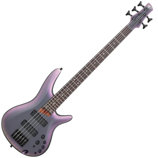 Ibanez SR505E Bass Guitar - Black Aurora Burst | Music Works