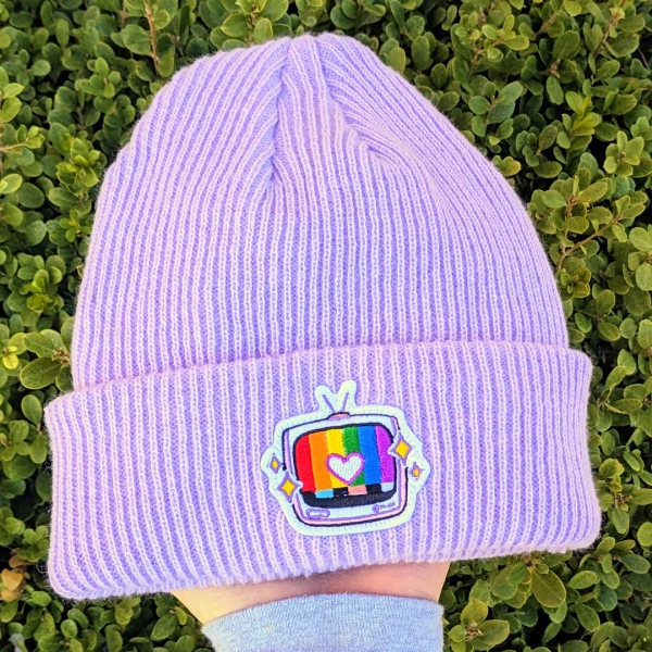 Rainbow TV Beanie! - Etsy