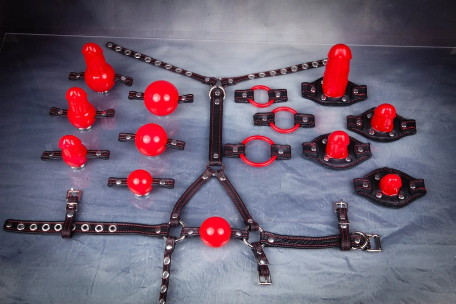 Convertible Ball Gag Harness — Bitches Love Leather