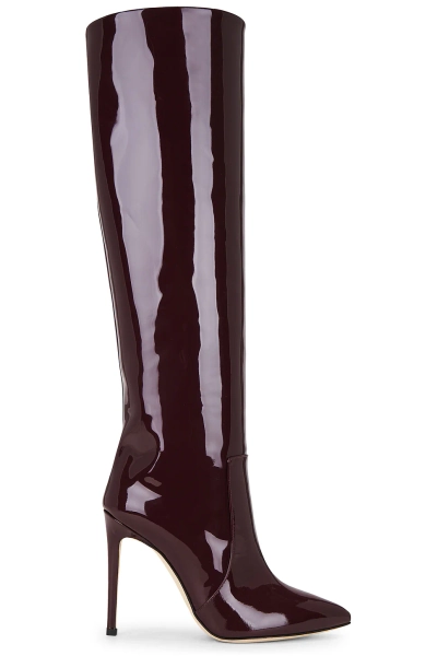 Paris Texas Stiletto 105 Boot in Burgundy