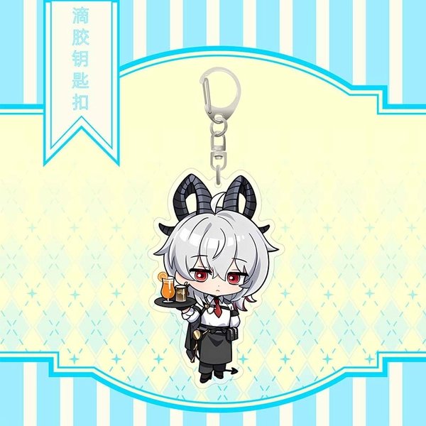 Cute Wuthering Waves Keychains Chibi WuWa Art Key Rings - Zani