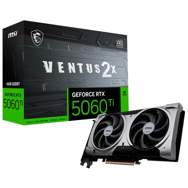 GPU MSI Ventus 2X OC Plus Β· GeForce RTX 5060 Ti Β· 16GB GDDR7