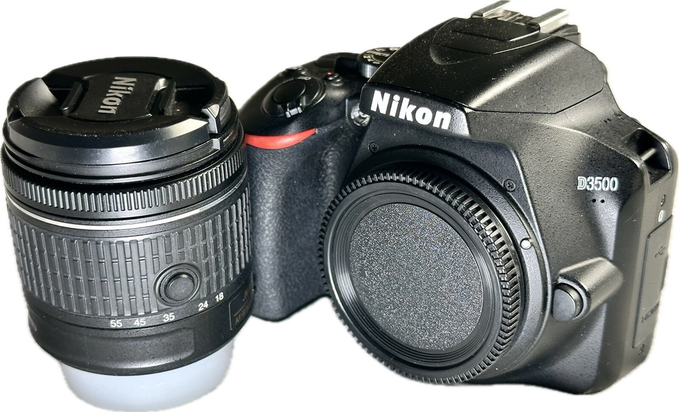 Nikon D3500 24.2MP with 18-55mm VR Lens Kit DSLR Camera - Black