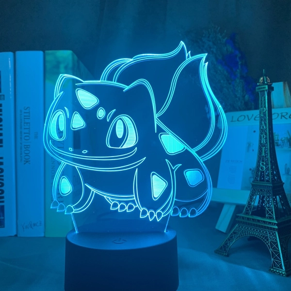 LED Light Bedroom Light Gaming Room Decor - Bulbasaur