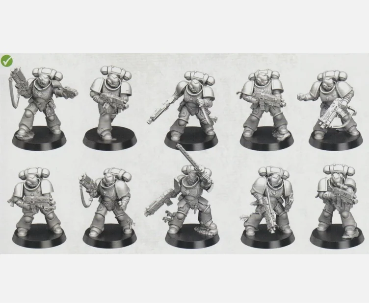 10x Primaris Intercessors from Armageddon Box