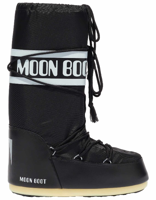 Moon Boot ICON BLACK NYLON BOOTS