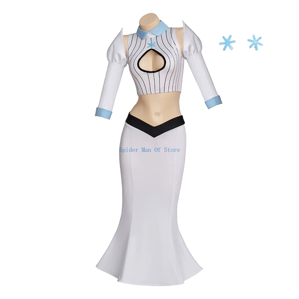 SIZE LâOrihime Inoue Cosplay Costume White Shirt Skirt Suit Halloween Costume