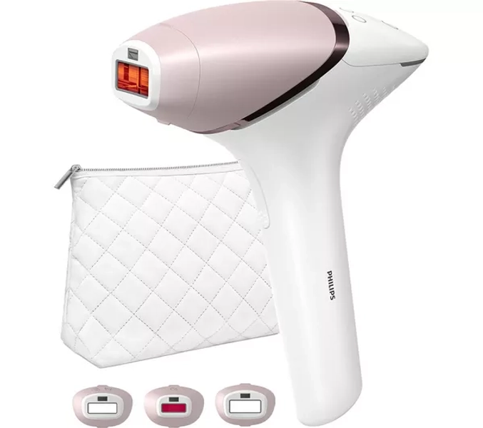 PHILIPS Lumea 9000 Series BRI955/01 Cordless IPL Hair Removal System - White & Pink
