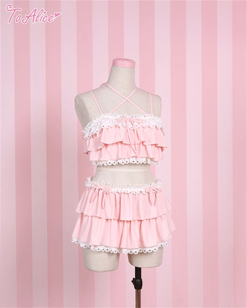 【Last one】【ToAlice】C1813ハートフリルビキニ