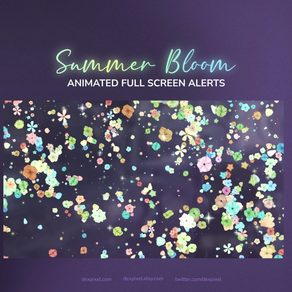 Summer Bloom Alerts by Natali (@DexPixel)