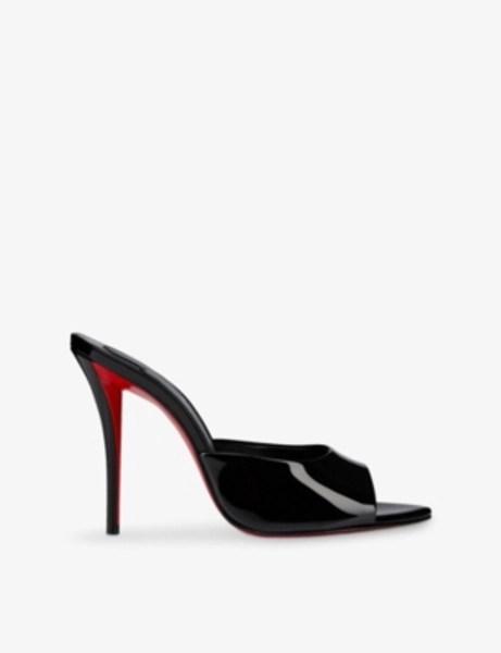 Miss Z Mule 100 Patent-Leather Heeled Mules - EUR 35 / 2 UK WOMEN