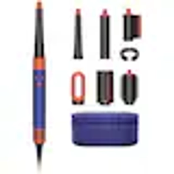 Ondulator multistyler Dyson HS08 Airwrap i.d.™ 533670-01, conexiune Bluetooth®, 3 trepte de viteza, 3 trepte de temperatura, Vinca Blue-Topaz