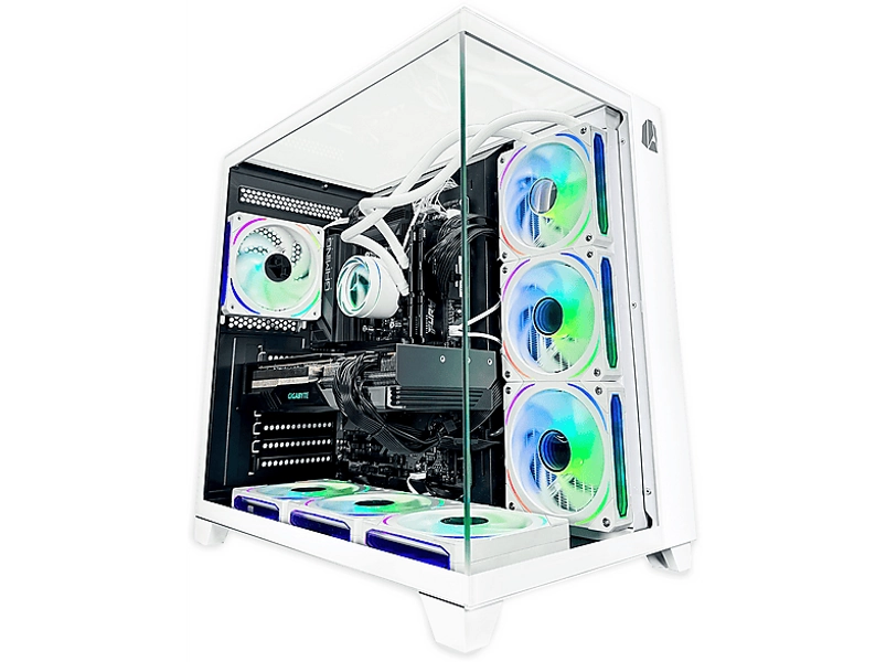 NITROPC Extreme Silver v2, PC Gaming mit Intel® Core™ i7 12700K/KF Prozessor, 32 GB RAM, 1 TB SSD, AMD Radeon™ RX 9060 XT 16GB GDDR6, Windows 11 Pro | MediaMarkt
