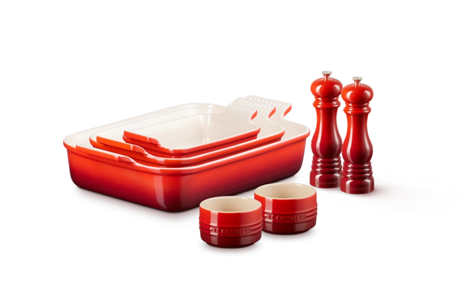 Stoneware 5-piece Essential Set with Mills