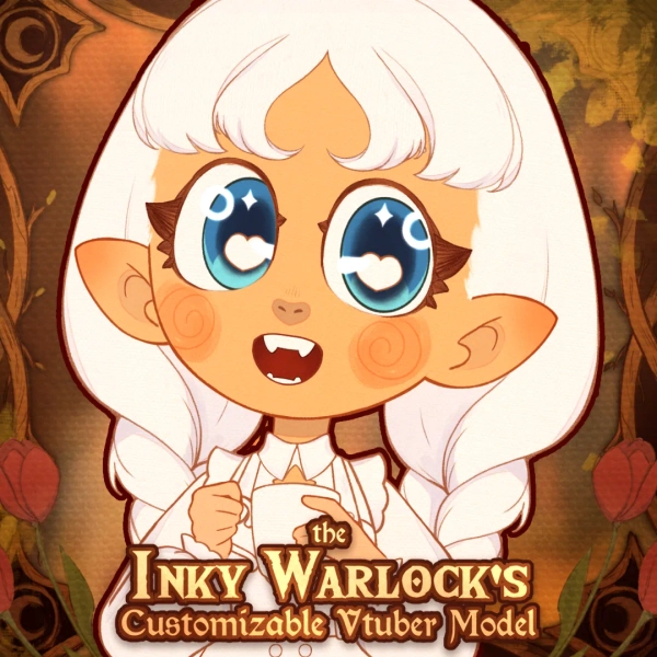 The Inky Warlock's Customizable Model (Sale ends at Aug 3rd!) by Puffy The Inky Warlock (@TheInkyWarlock)