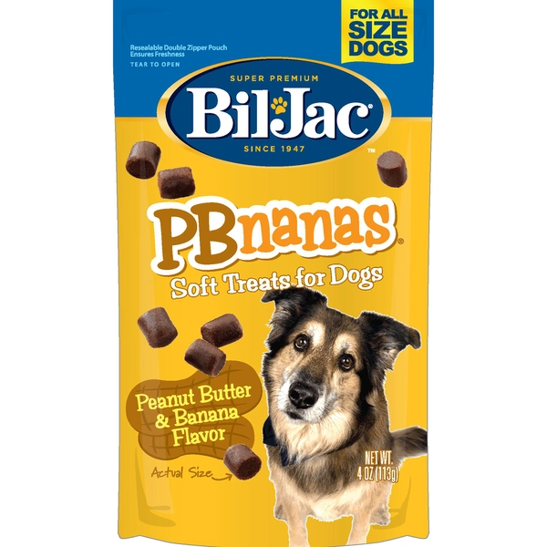 Bil-Jac® PBnanas All Life Stages Training Dog Treats - Peanut Butter & Banana Flavor