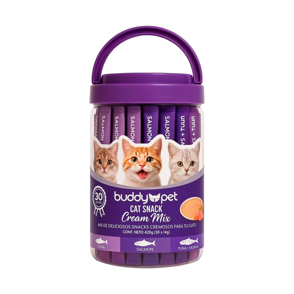 Cream Snack Mix Gato 30 un, 420 g