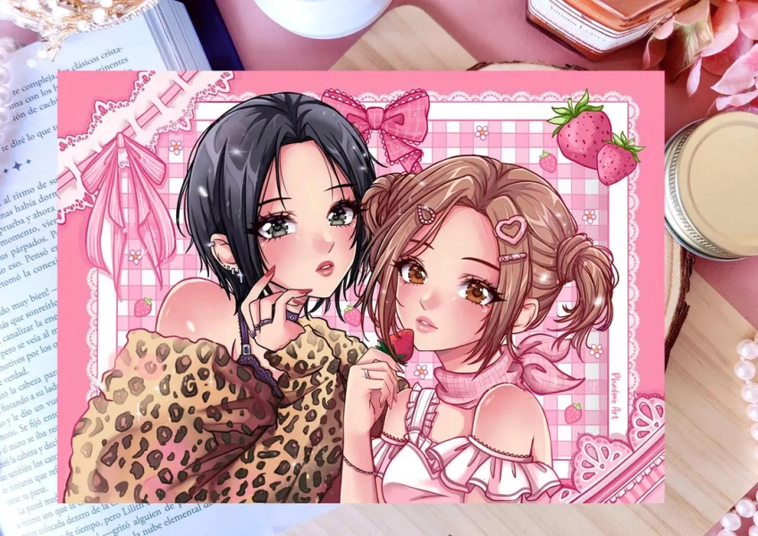 Imprimir 'strawberrys' Nana Y Hachi / Anime - Manga / ナナ- Etsy