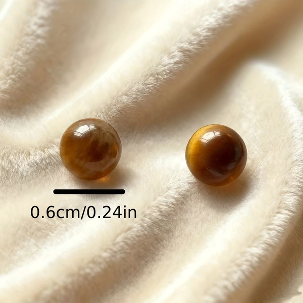 kolczyki z kamieniem tygrysiego oka