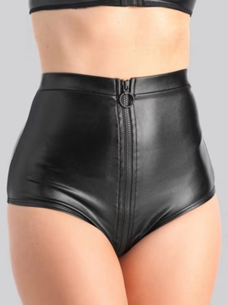 Fierce Wet Look High-Waisted Knickers