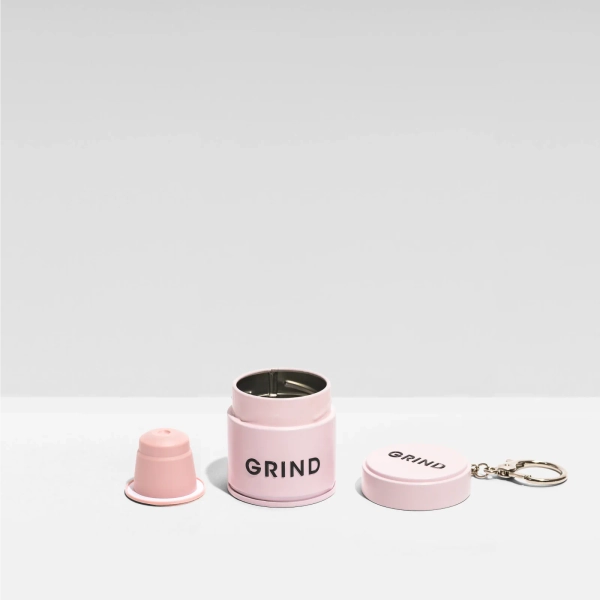 Mini Grind Tin Keyring