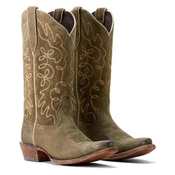 Ariat Jukebox Ladies Western Boots - Soft Olive