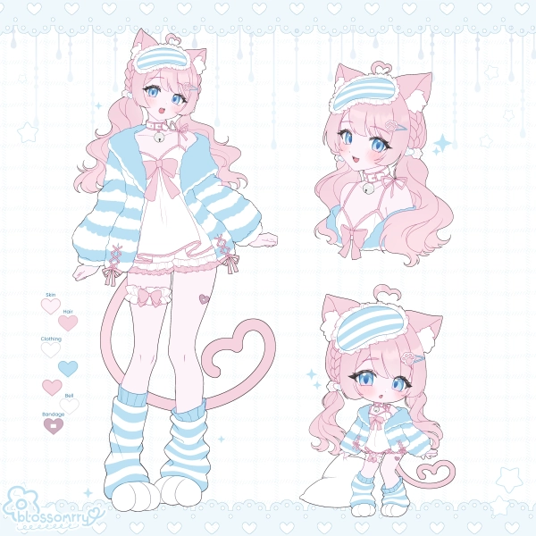 Character Page ♥ Flat Colors by ❤︎ blossomrry ❤︎ (@blossomrry)