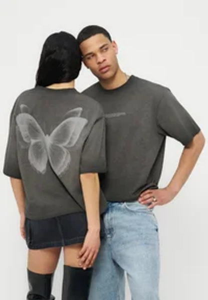 UNISEX - T-shirt print - black washed