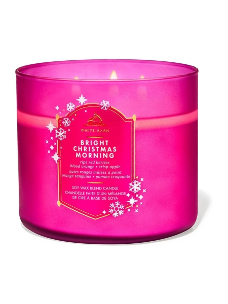 Bath & Body Works Bright Christmas Morning 3-Wick Candle 411g