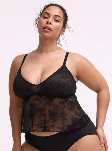 Nadia Lace V-Neck Cami 6X