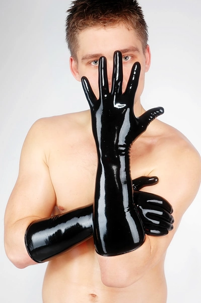 Latex Gloves Elbow - Lucrezia and De Sade