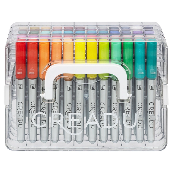 Creadu, zestaw markerów akrylowych, brush, 48 kol.