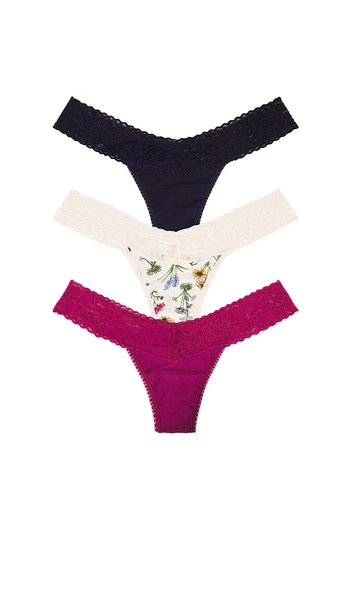 Low Rise Thong 3 Pack