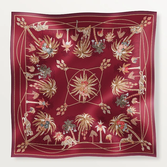 Cartier Palm Trees Scarf