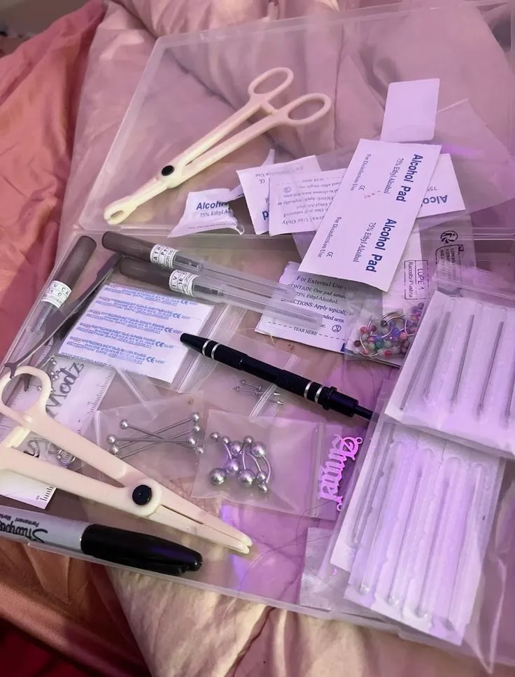 ⤷ new piercing ˎˊ˗