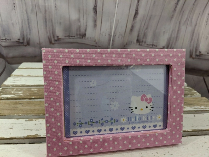 Pottery Barn Kids Picture Frame Pink Polka Dot Girls Bedroom Home Decor