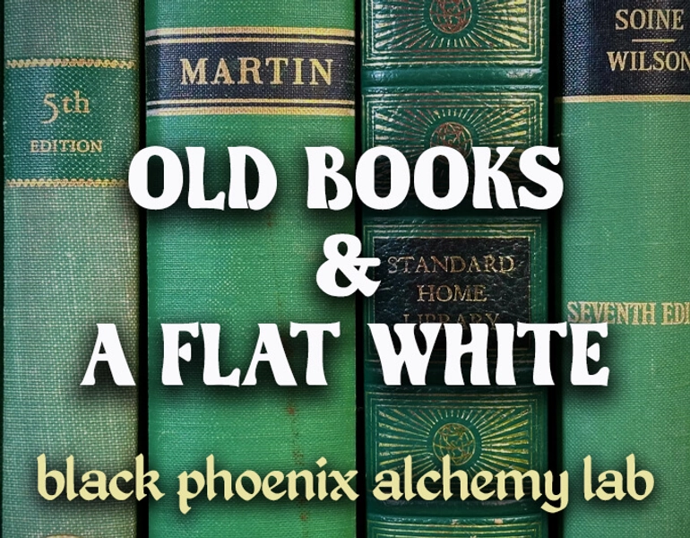 Old Books and a Flat White Perfume Oil