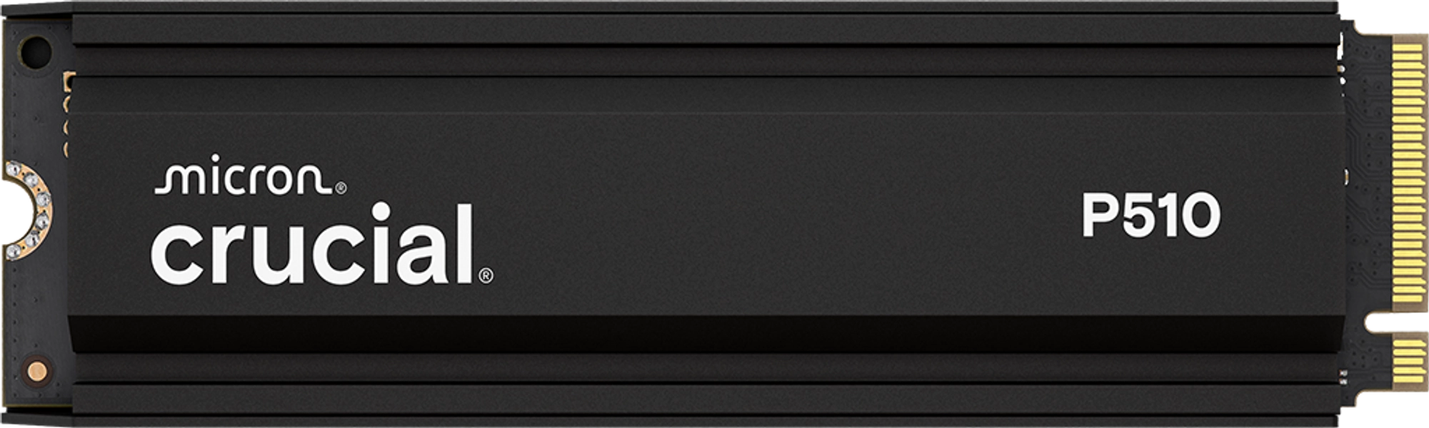 Crucial P510 2TB PCIe Gen5 NVMe 2280 M.2 SSD with heatsink | CT2000P510SSD5 | Crucial.com