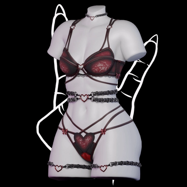 VR OUTFIT | LOVERS LINGERIE SET V3