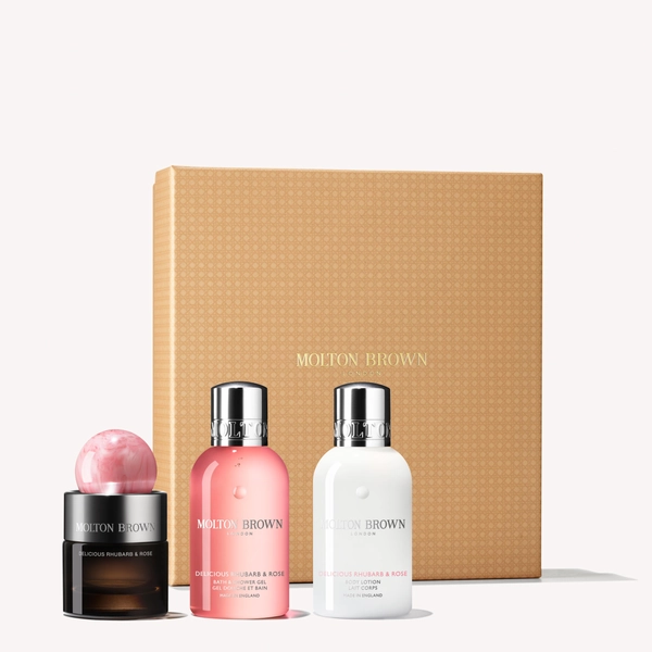 Delicious Rhubarb & Rose Fragrance Layering Set