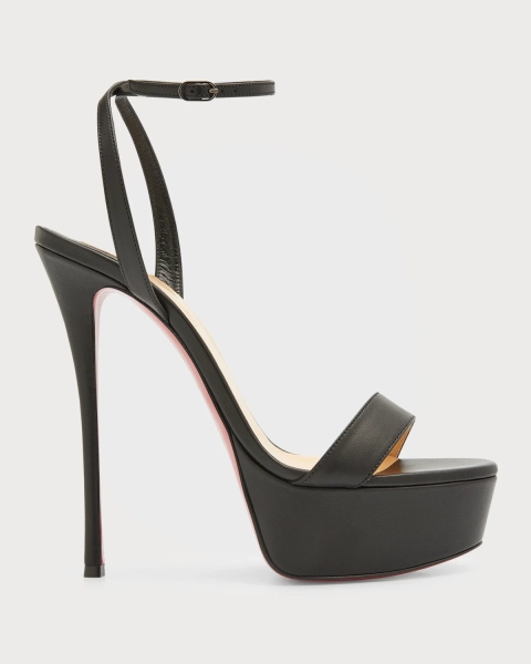 Christian Louboutin Loubi Queen Red Sole Platform Sandals