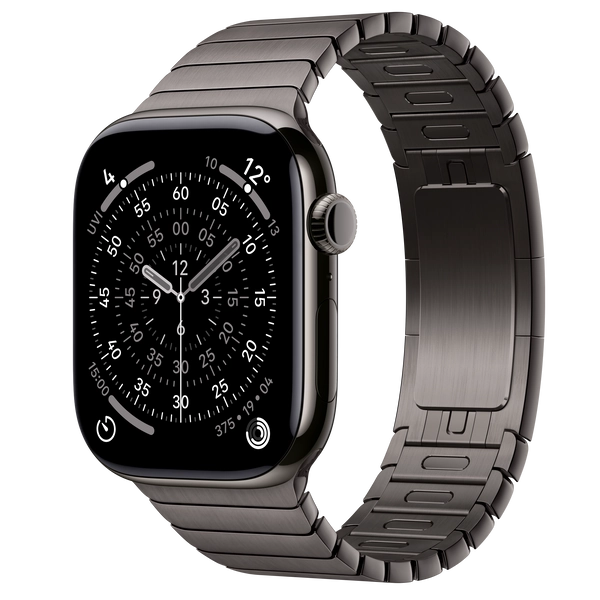 Apple Watch Series 11 GPS + Cellular, 46mm Slate Titanium Case with Slate Link Bracelet