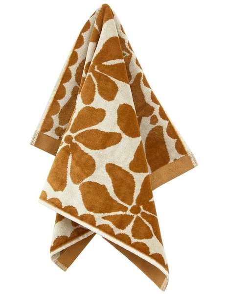 Palma Petal & Stripe Australian Cotton Towel Set in Bronze