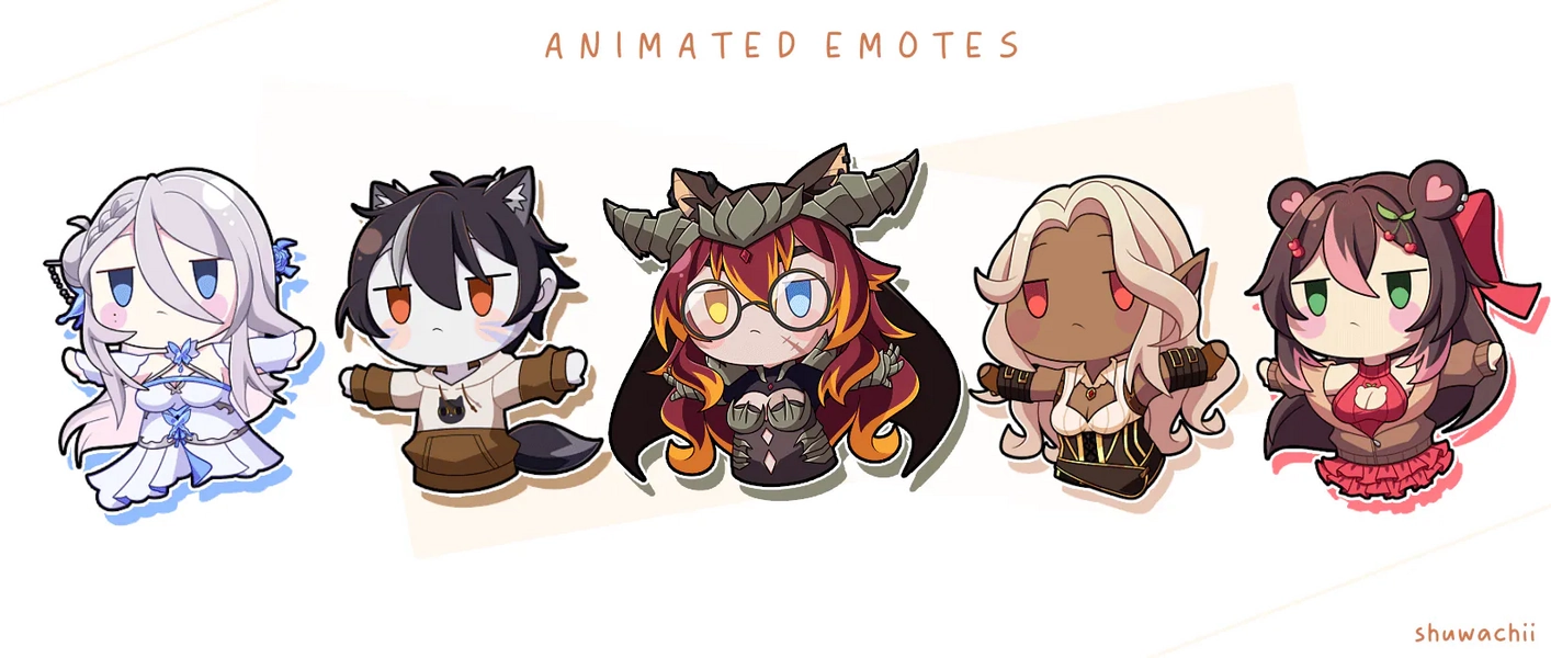 Spin Animated Emote by shuwa 🖌️🎨 (@shuwachii)