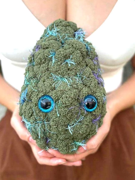CannaNuggies Crochet Weed Nug Plush –Handmade Cannabis Plushie | 420 Stoner Gift Cute Crochet Nug Toy Weed Decor Cannabis Collectible Labubu