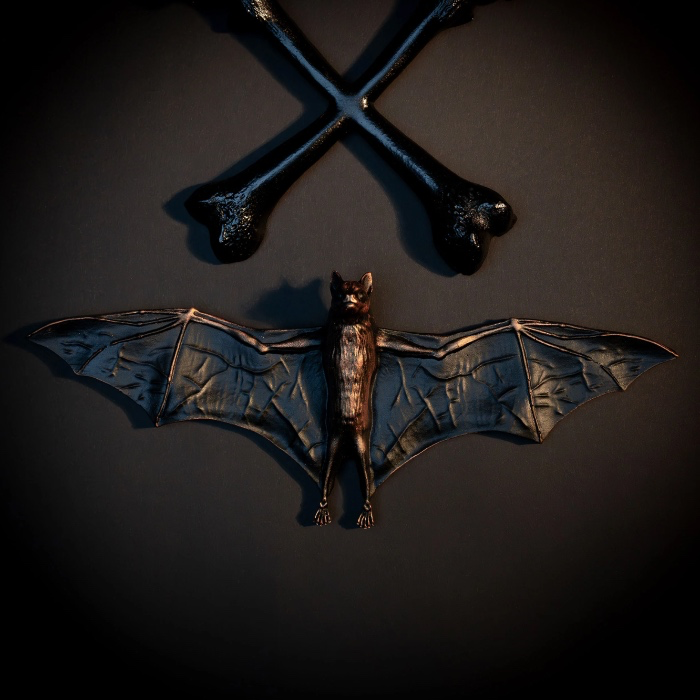 Bat Wall Plaque - Black