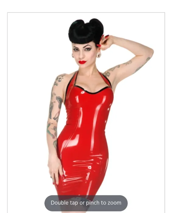 Libidex cherry dress in red